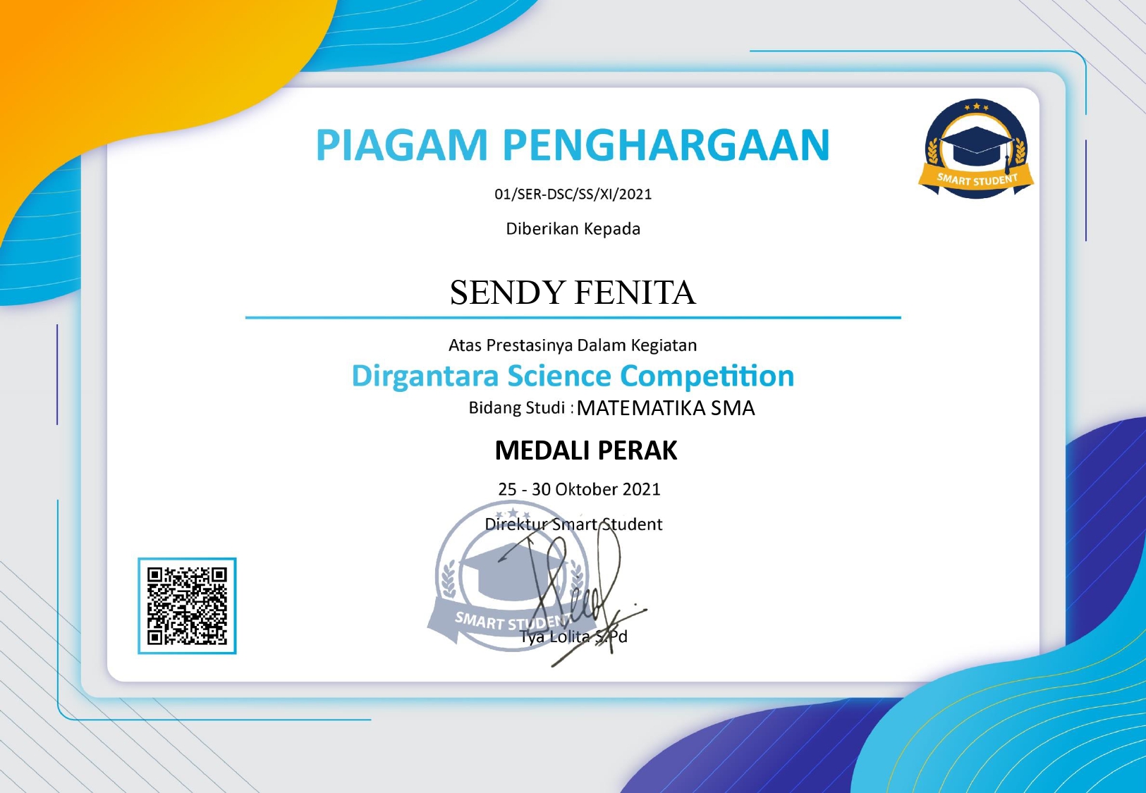 Dirgantara Science Competition  Bidang Matematika 