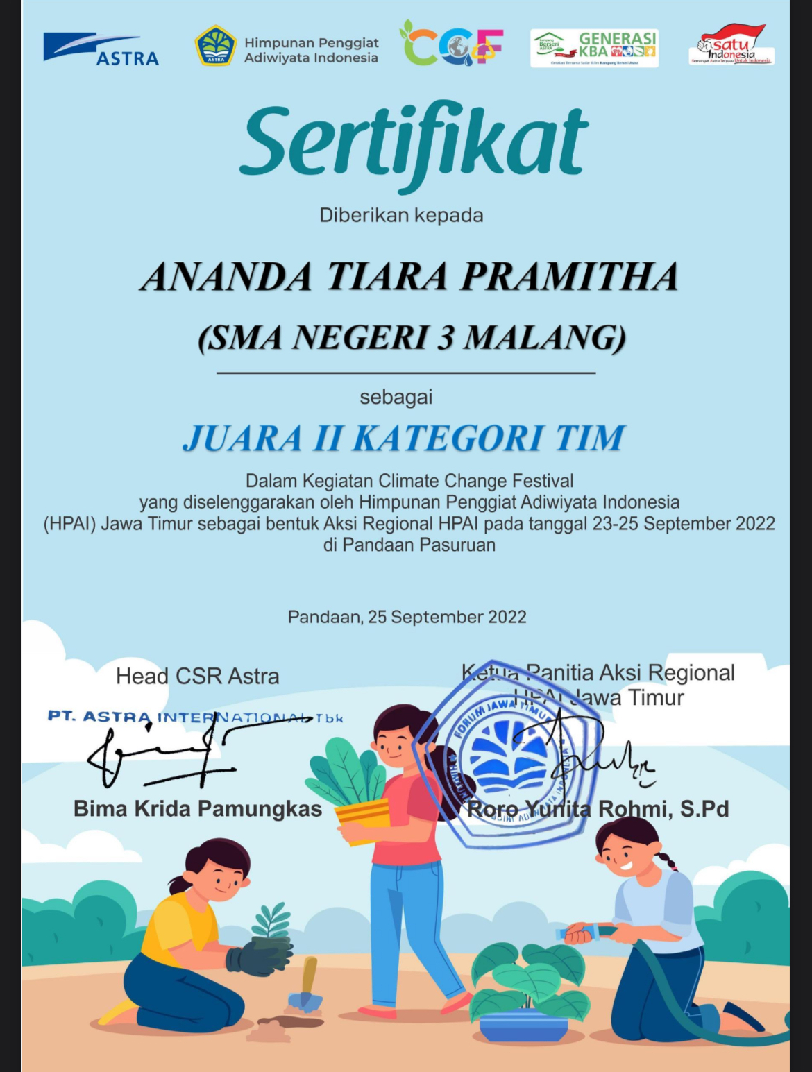 JUARA 2 Climate Change Festival (CCF)