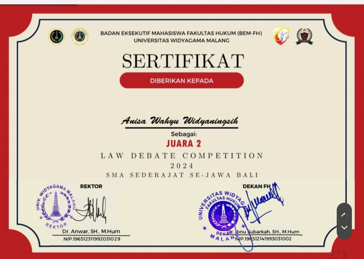 LAW DEBATE COPETITION