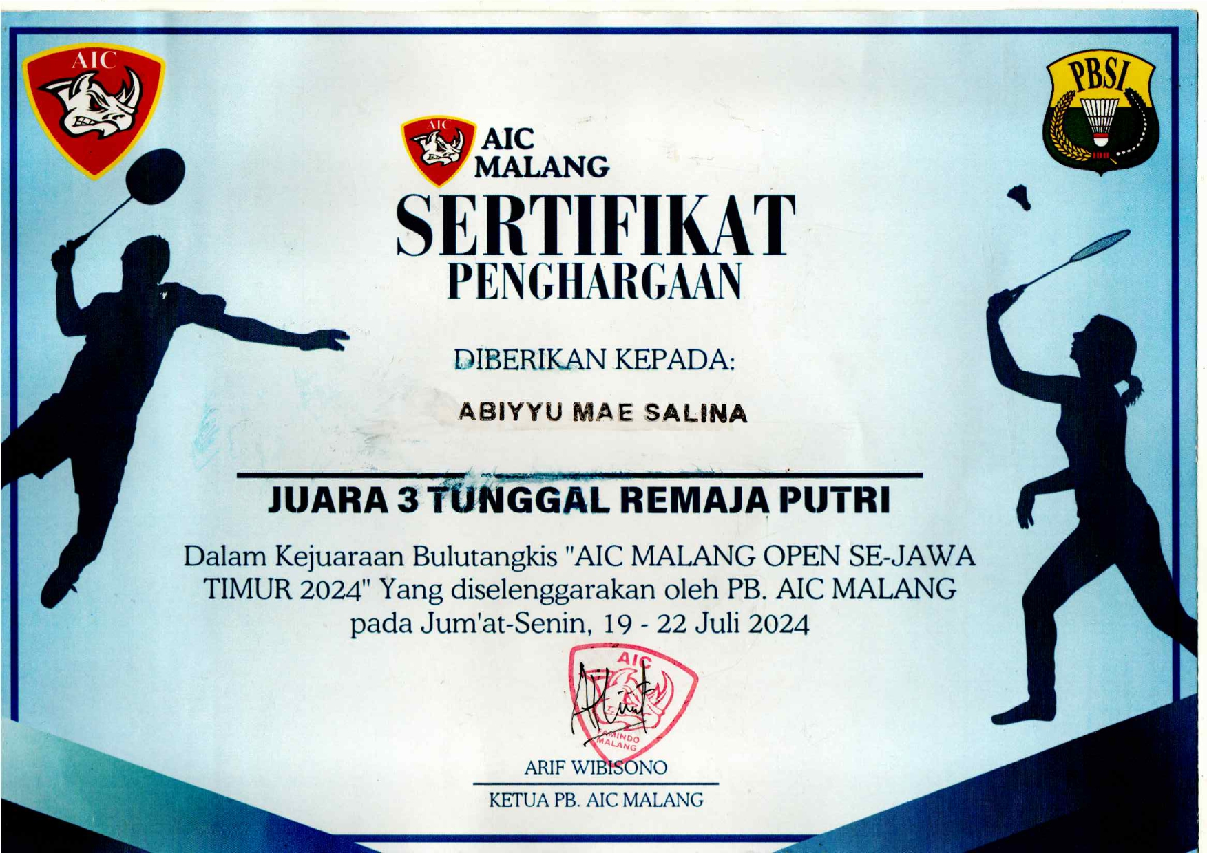 KEJUARAAN BULUTANGKIS \