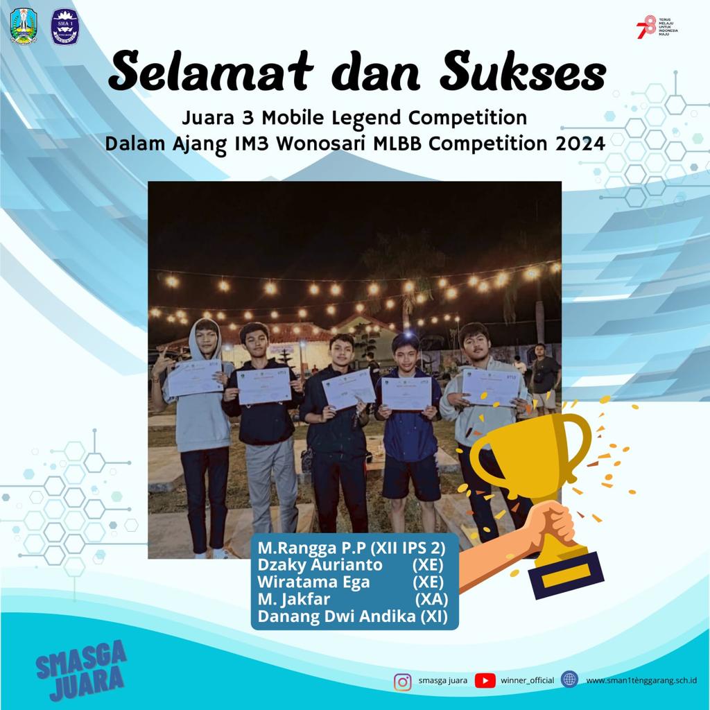 Juara 3 Ajang IM3 MLBB Competition 2024