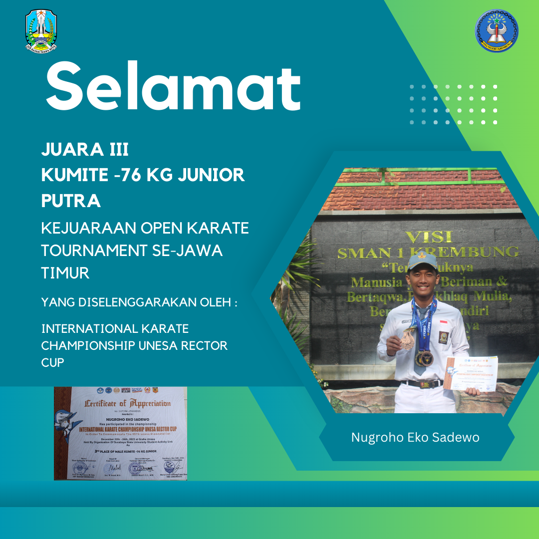 Juara III- KG Junior Putra Kejuaraan Open Karate Tournament Se-Jawa Timur