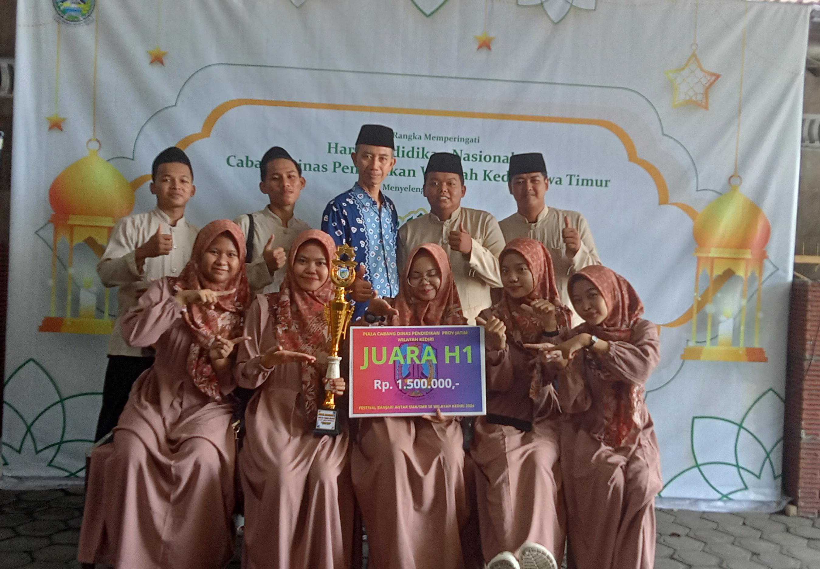 Lomba festival Al banjari SMA SMK se kota/kebupaten kediri