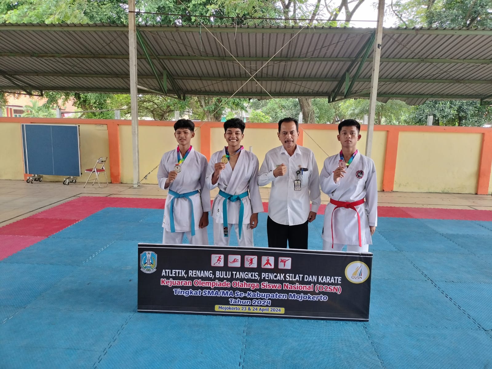 OLIMPIADE OLAHRAGA SISWA NASIONAL (O2SN) TINGKAT KABUPATEN MOJOKERTO JENJANG SMA/MA TAHUN 2024 CABANG OLAHRAGA KARATE (PUTRA)