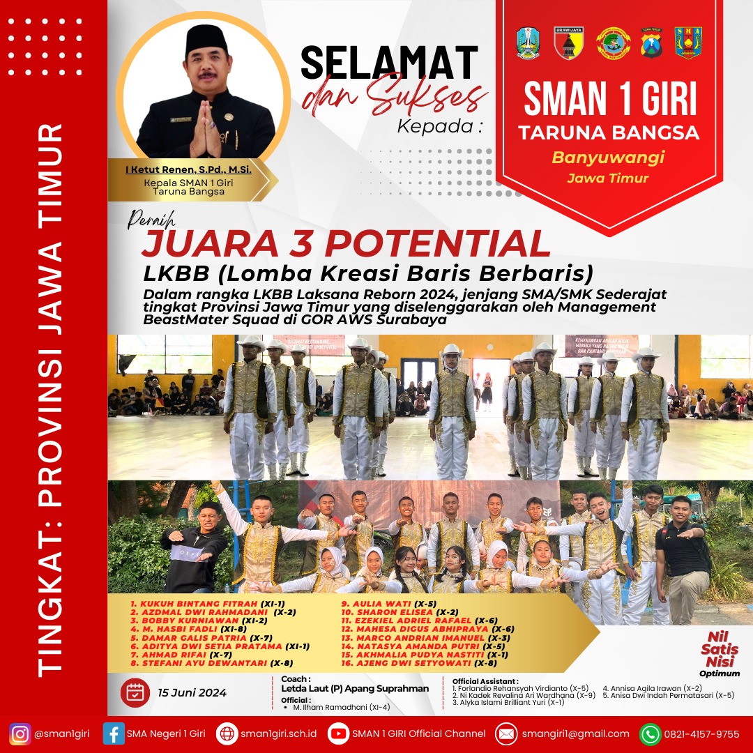 Beregu LKBB Laksana Reborn Jenjang SMA/SMK sederajat
