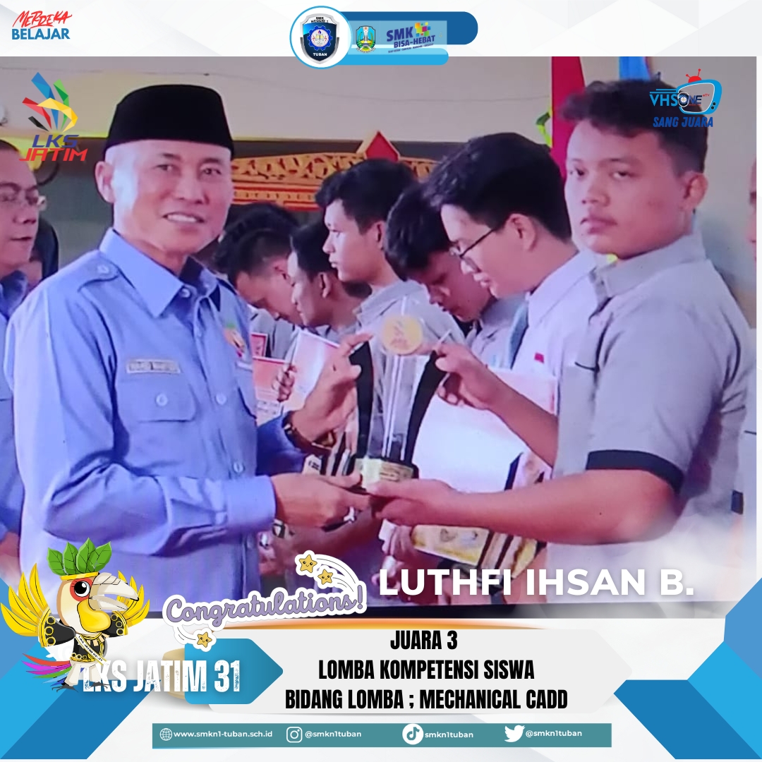 LKS JATIM 31 BIDANG LOMBA MECHANICAL CADD