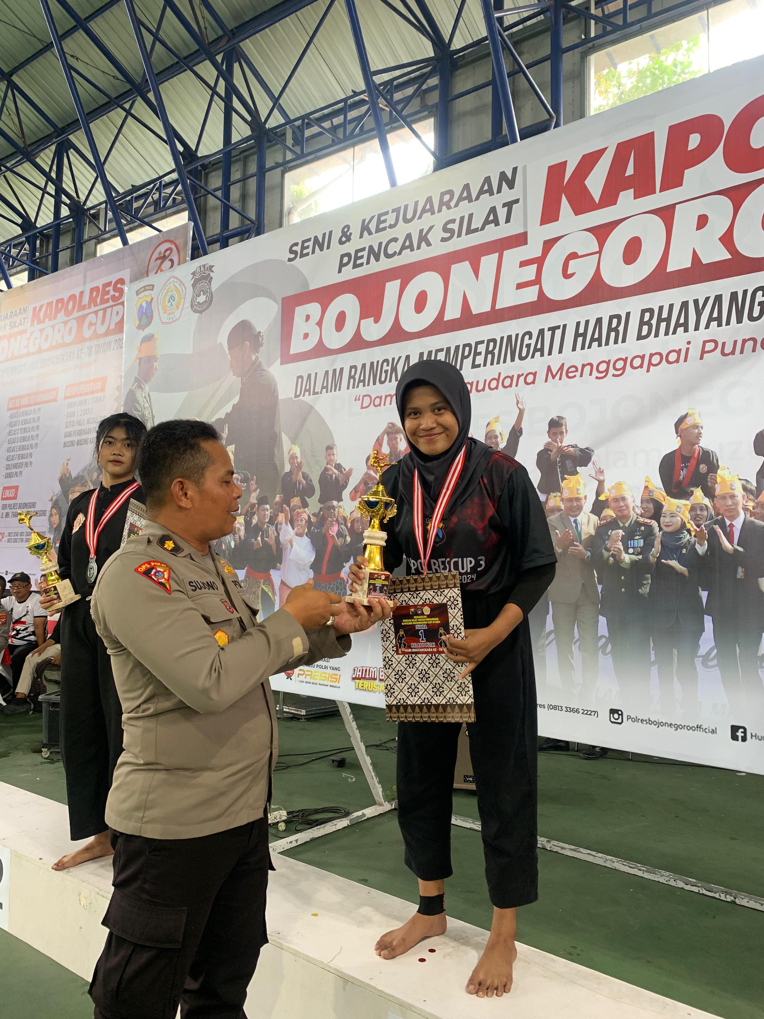 SENI & KEJUARAAN PENCAK SILAT KAPOLRES BOJONEGORO CUP 3