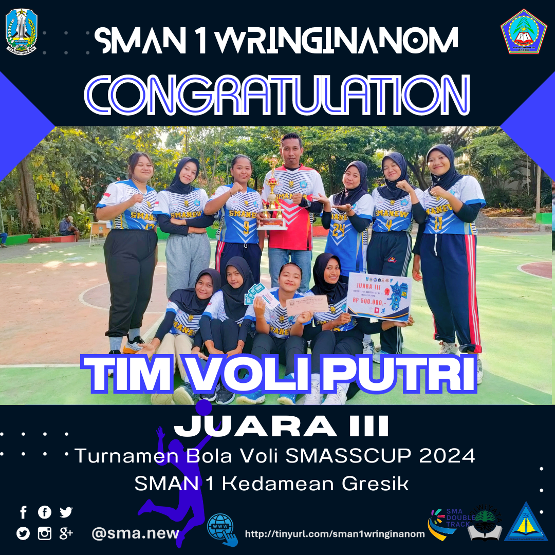 JUARA 3 TURNAMEN BOLA VOLI SMASS CUP 