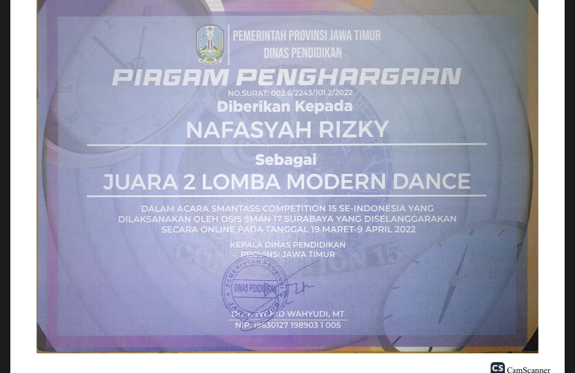 Juara 2 Lomba Modern Dance Smantass Competition 15