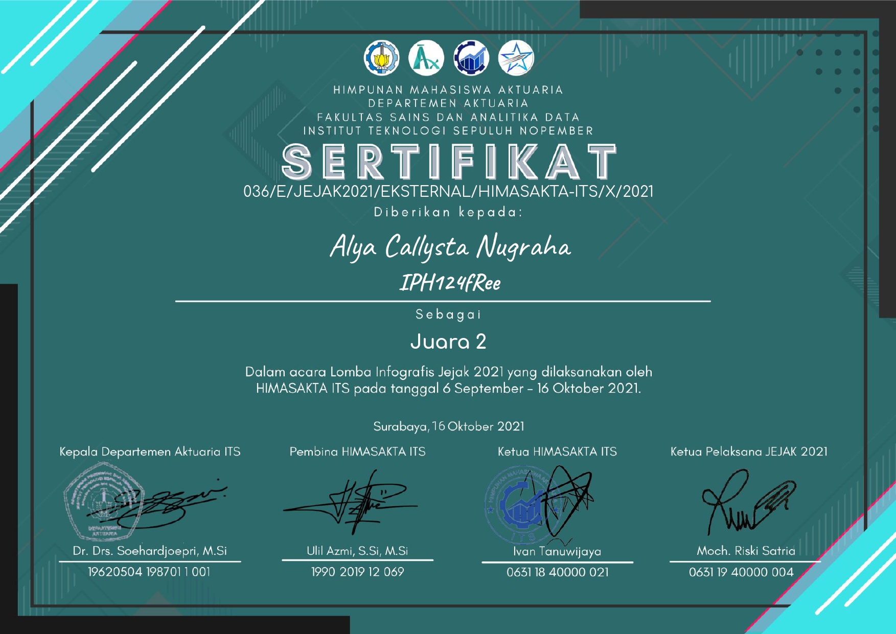Lomba Infografis Jejak 2021