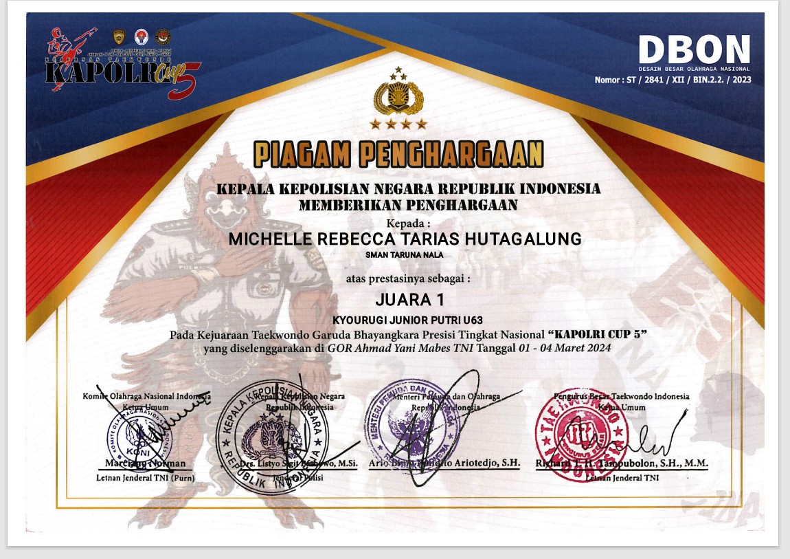 KEJUARAAN TAEKWONDO GARUDA BHAYANGKARA \