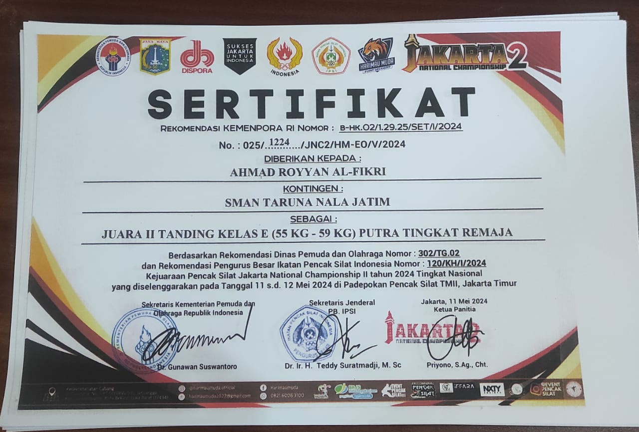 KEJUARAAN PENCAK SILAT JAKARTA NATIONAL CHAMPIONSHIP II TAHUN 2024