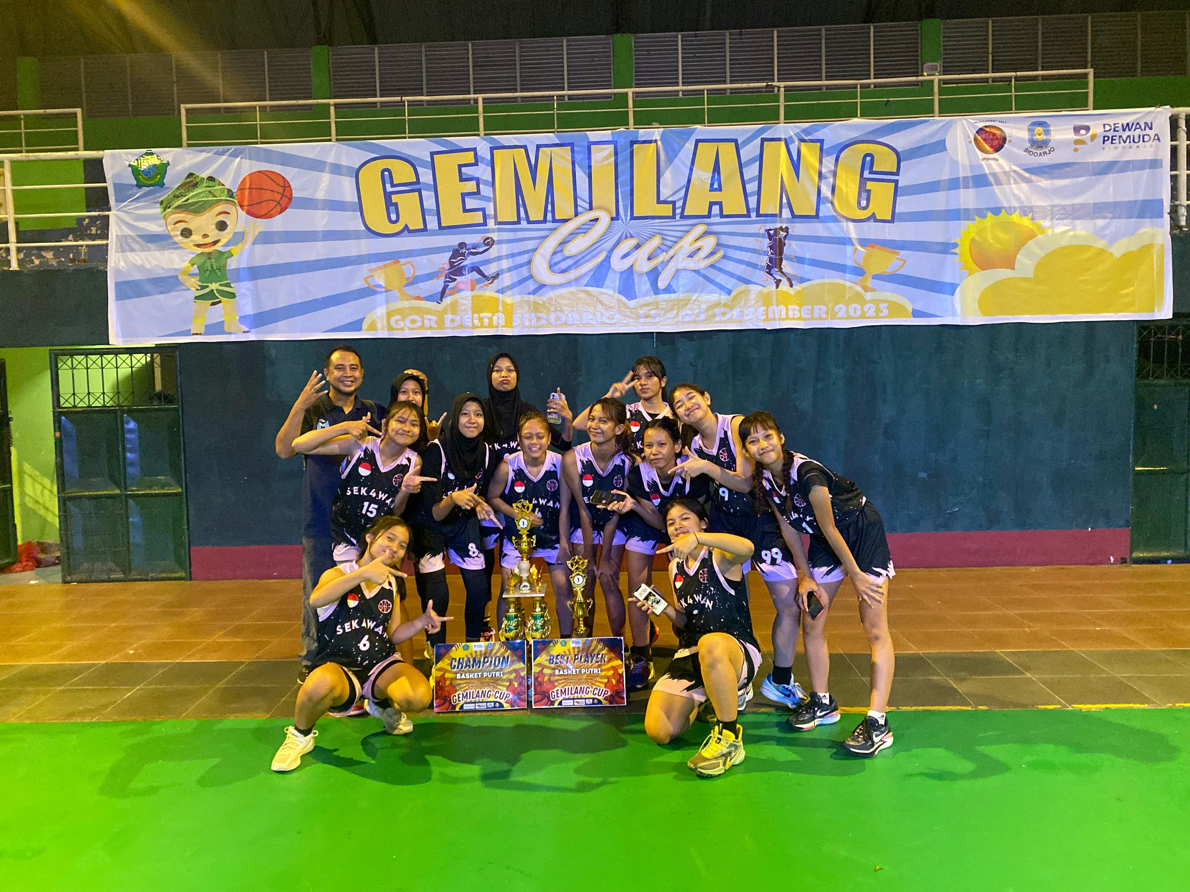 Kompetisi Basket Kategori Putri Antar SMA Gemilang Cup