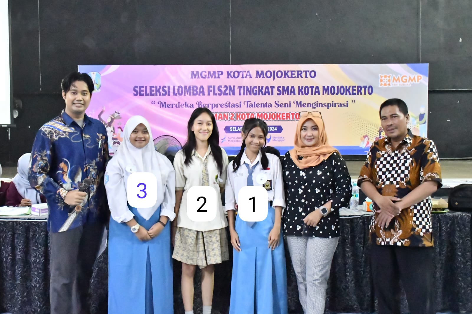 FESTIVAL LOMBA SENI SISWA NASIONAL (FLS2N) TINGKAT KOTA MOJOKERTO JENJANG SMA/MA TAHUN 2024 CABANG MONOLOG