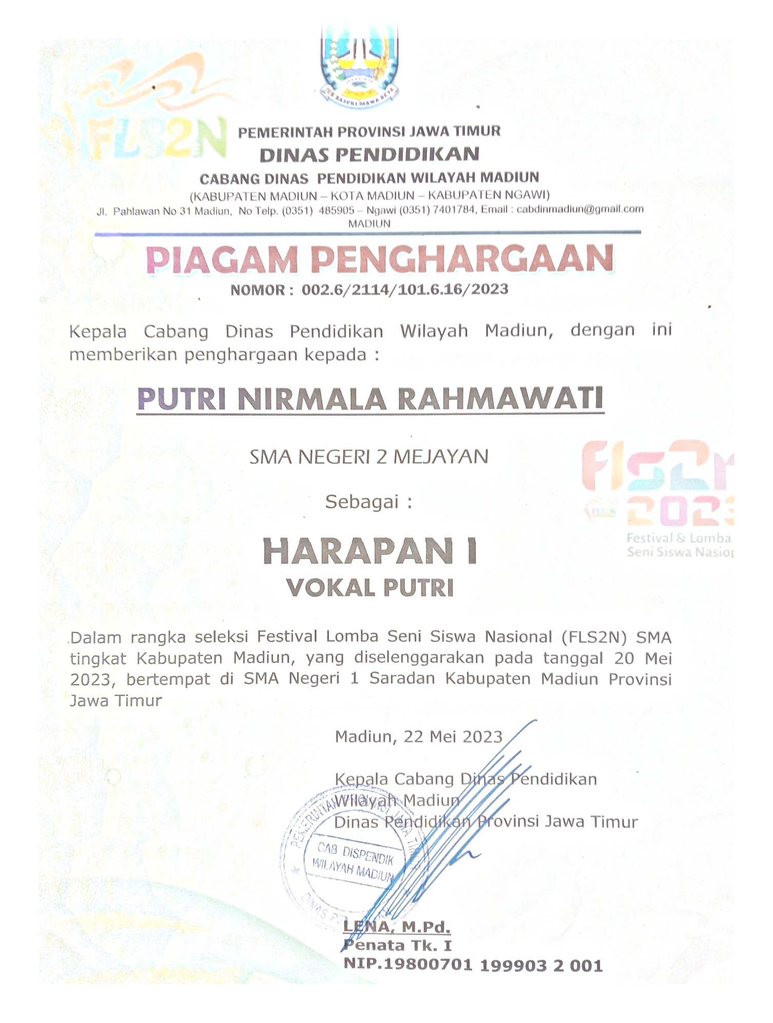 FLS2N Solo Vokal Putri 