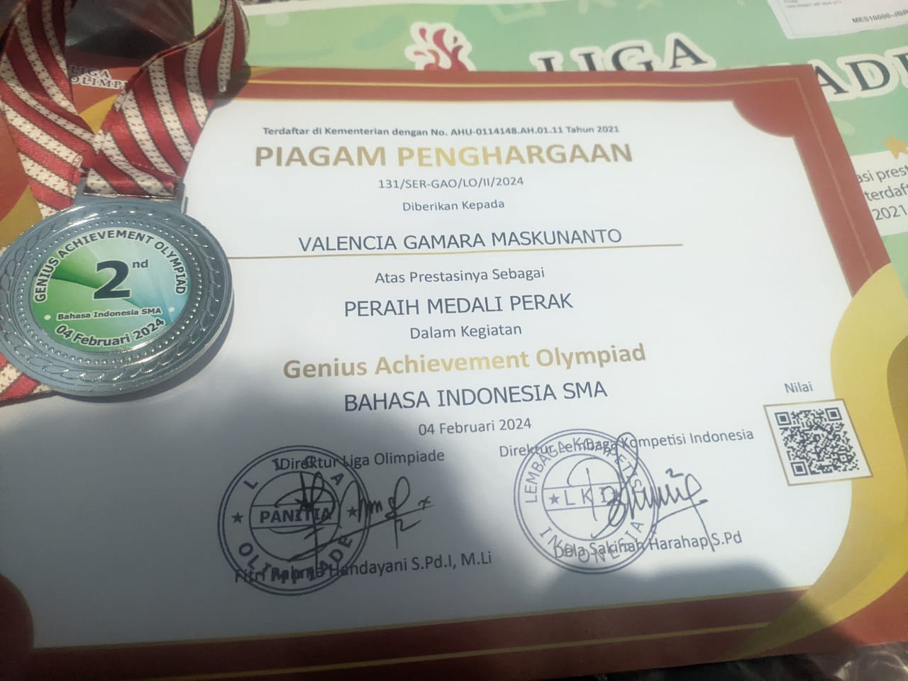 Genius Achievement Olympiad Bahasa Infonesia