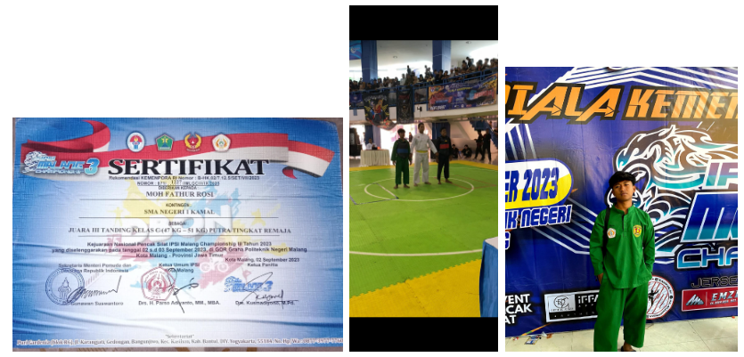 Kejuaraan Nasional Pencak Silat IPSI Malang Championship lll Tahun 2023 Tanding kelas C (47 kg - 51 kg) Putra tingkat remaja 