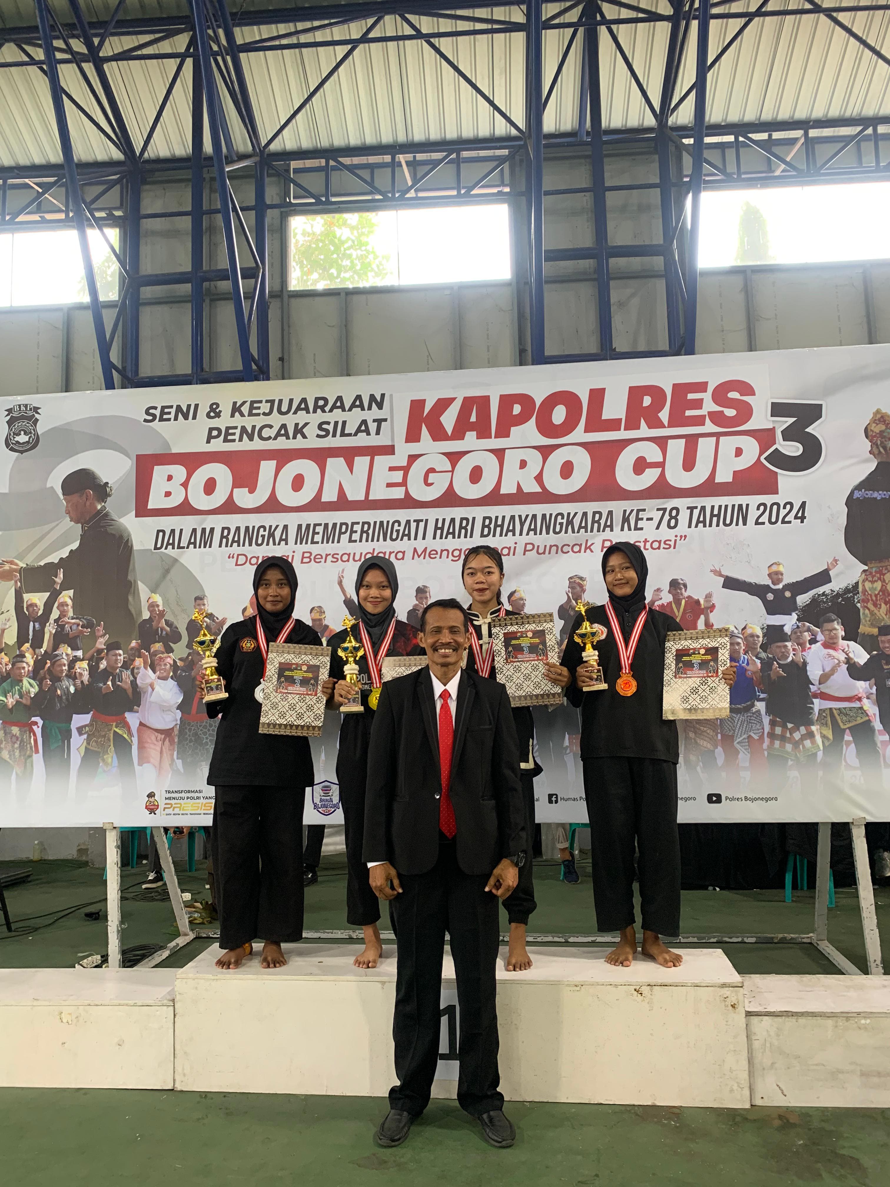 SENI & KEJUARAAN PENCAK SILAT KAPOLRES BOJONEGORO CUP 3