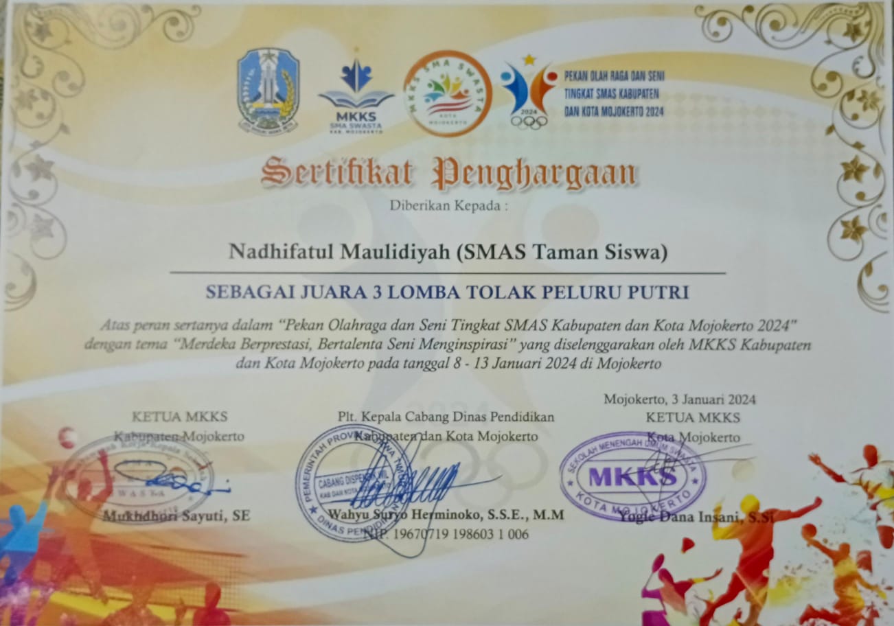 PORSENI TINGKAT SMAS LOMBA TOLAK PELURU PUTRI