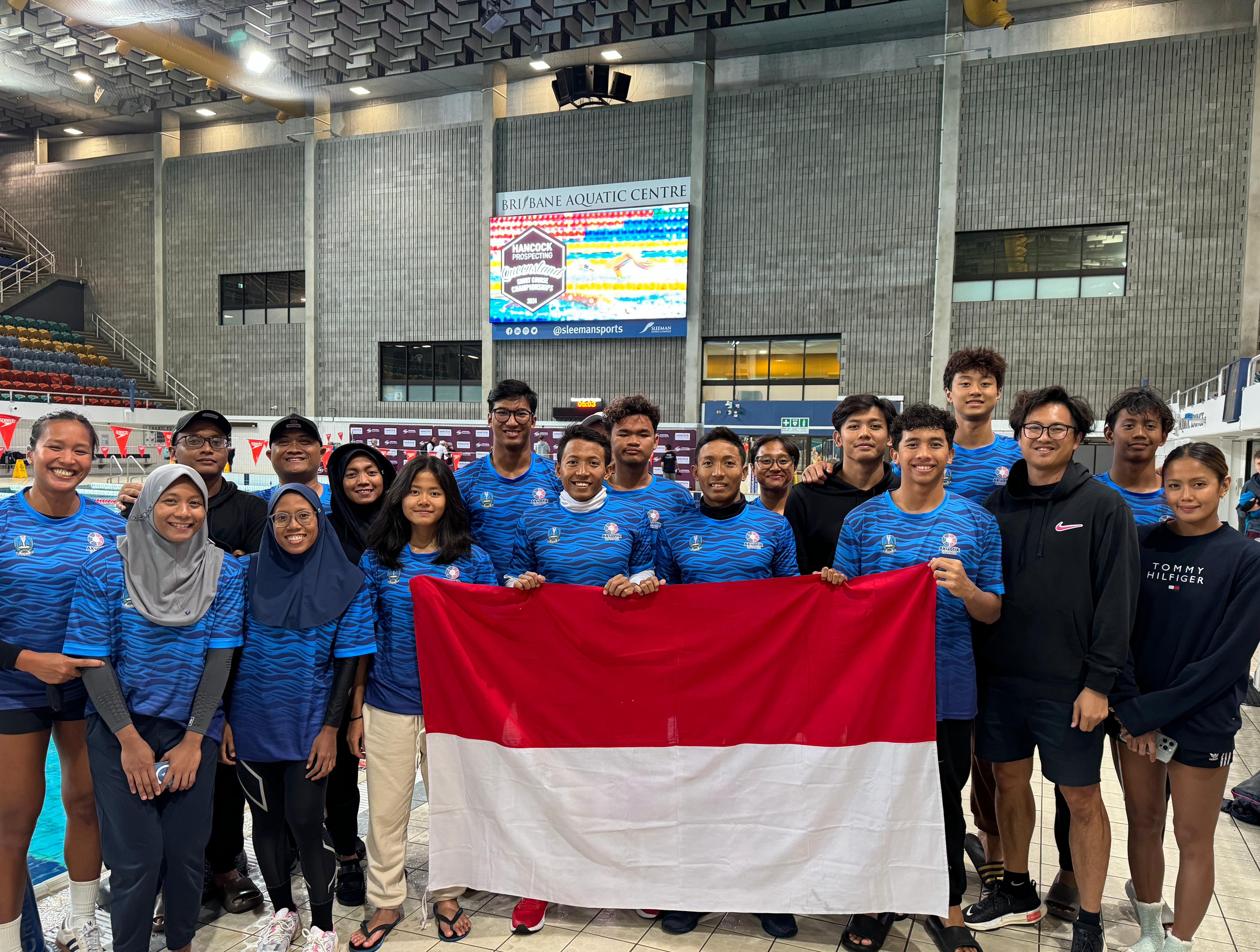 Medali Emas 1500 m Gaya Bebas Kejuaraan Renang di Queensland Australia Short Course Championship