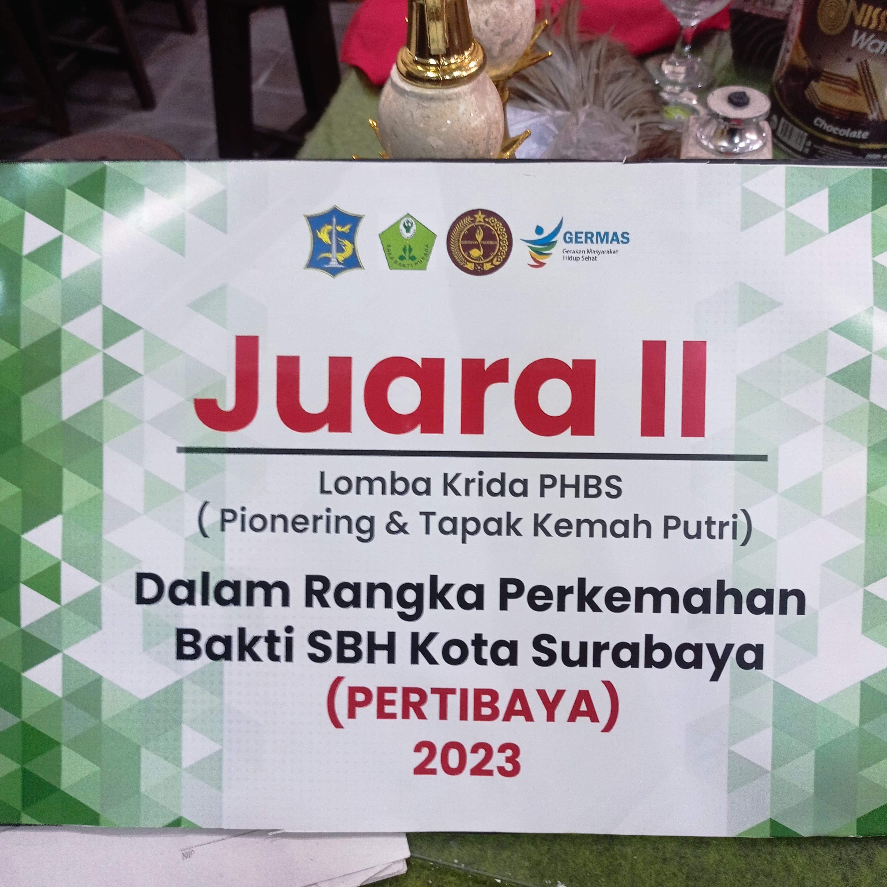 LOMBA KRIDA PHBS (PIONERING & TAPAK KEMAH PUTRI) - PERKEMAHAN BAKTI SBH KOTA SURABAYA 2023