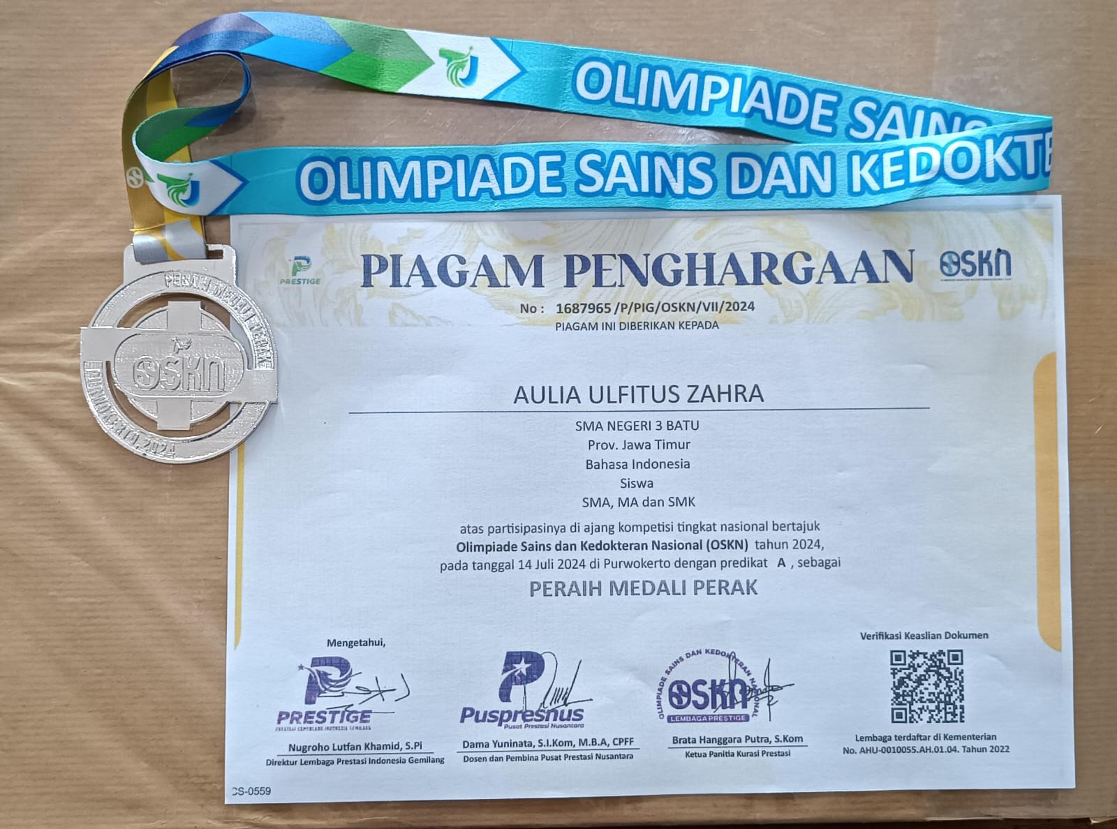 OLIMPIADE SAINS DAN KEDOKTERAN NASIONAL