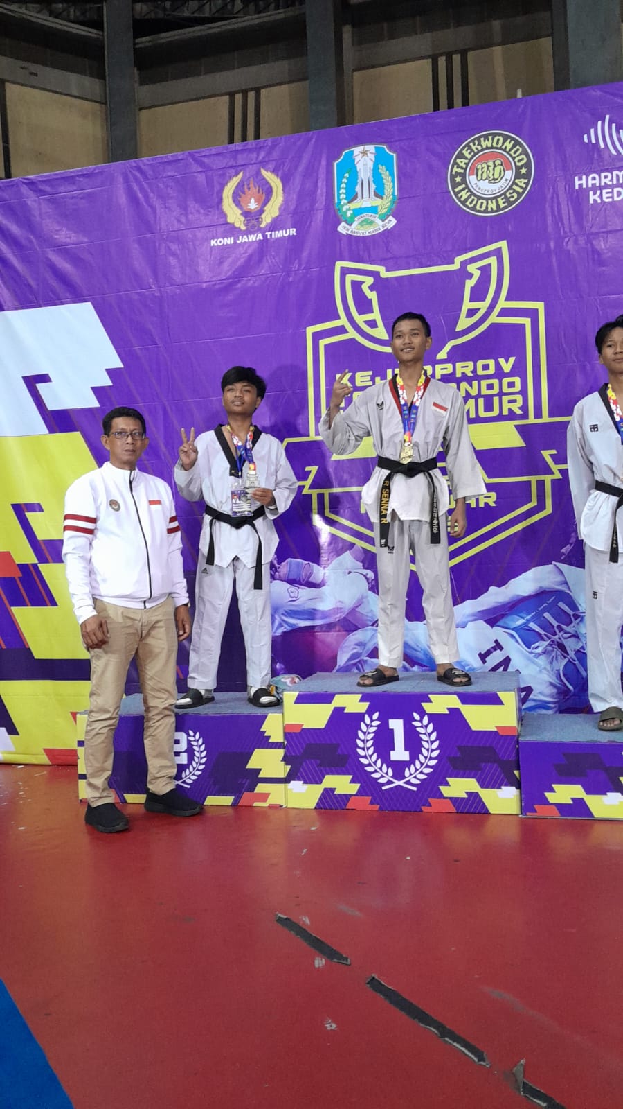 Kejuaraan Takewondo Kelas Kyorugi Junior M-59 Kg Antar Pelajar Kejurprov Jawa Timur 