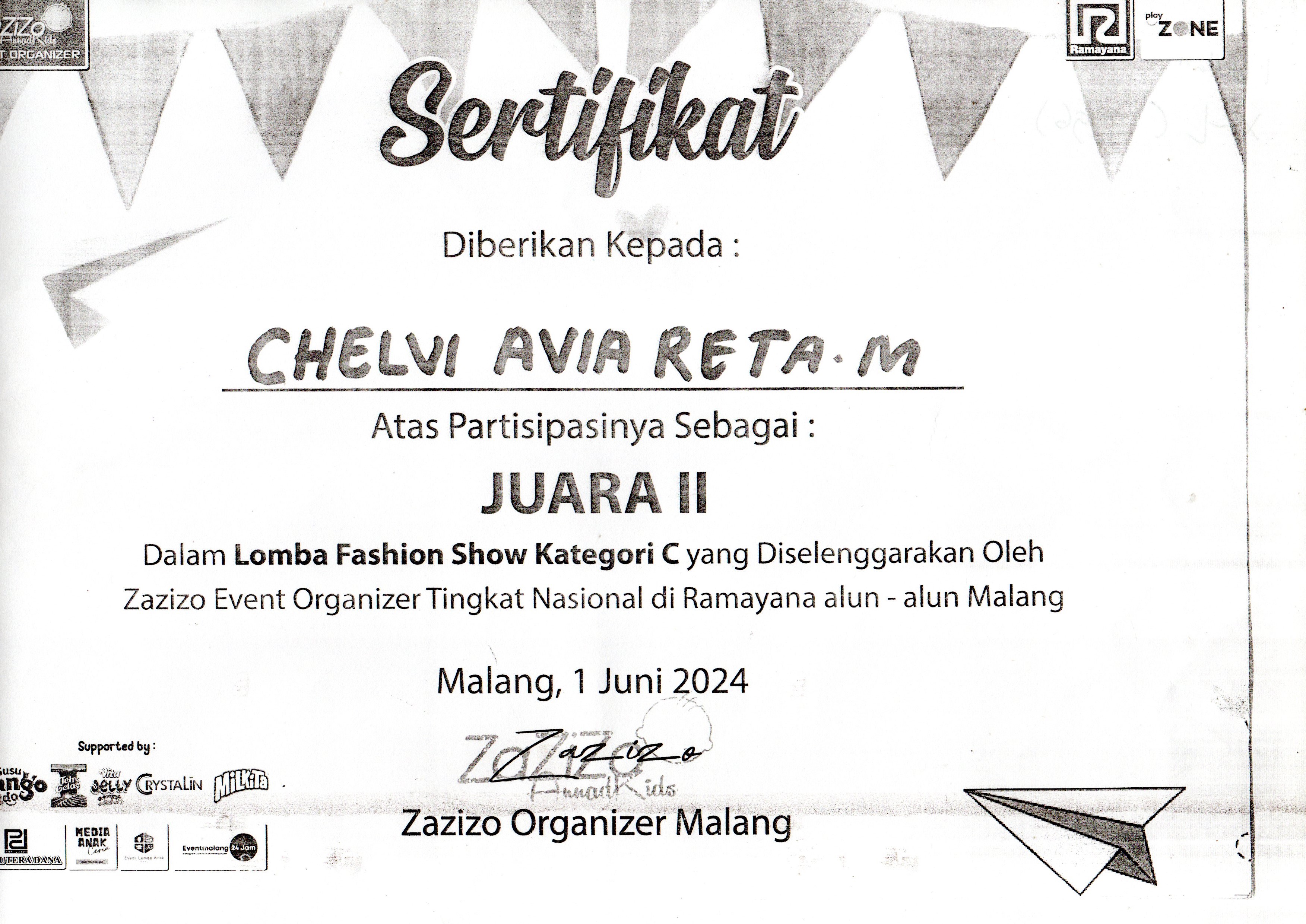 LOMBA FASHION SHOW KATEGORI C 