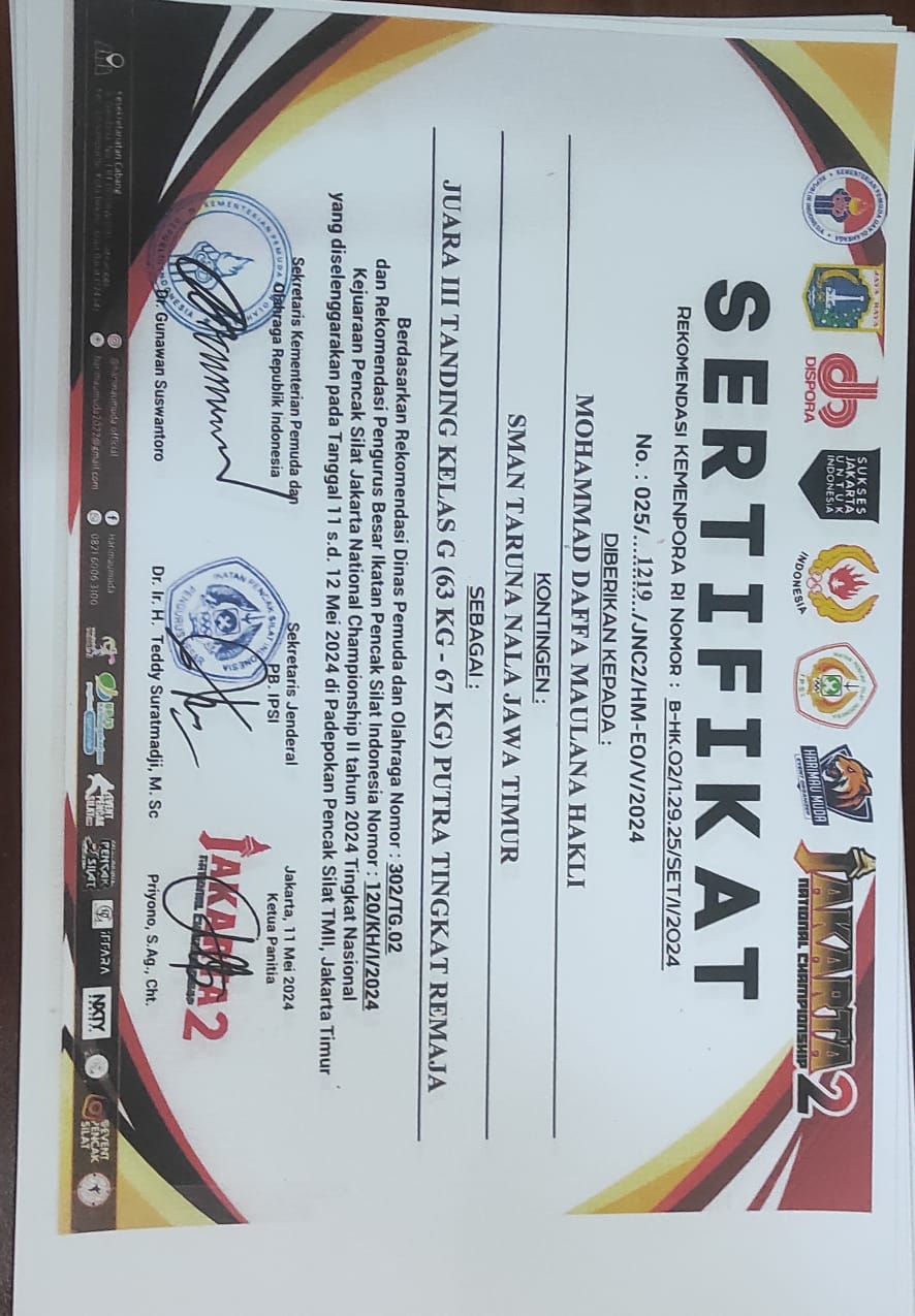 KEJUARAAN PENCAK SILAT JAKARTA NATIONAL CHAMPIONSHIP II TAHUN 2024