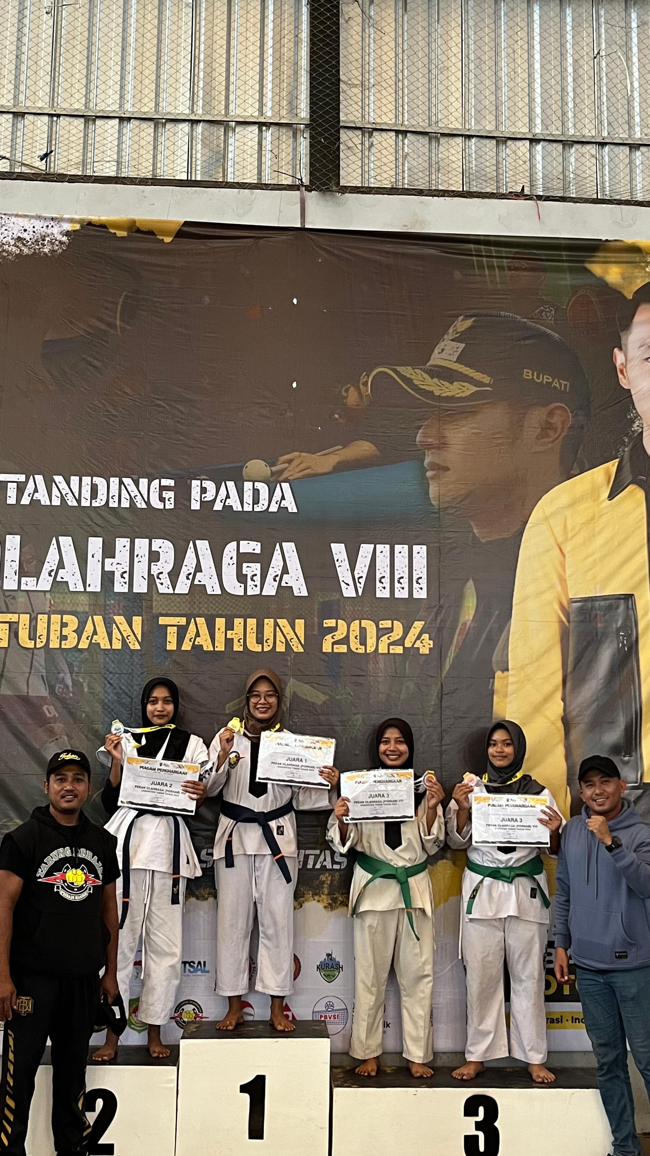 Kejuaraan Tarung Drajat kls. 60 kg putri Porkab Tuban