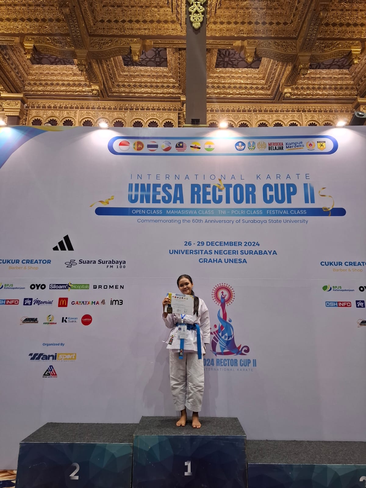 INTERNATIONAL KARATE UNESA RECTOR CUP II 2024