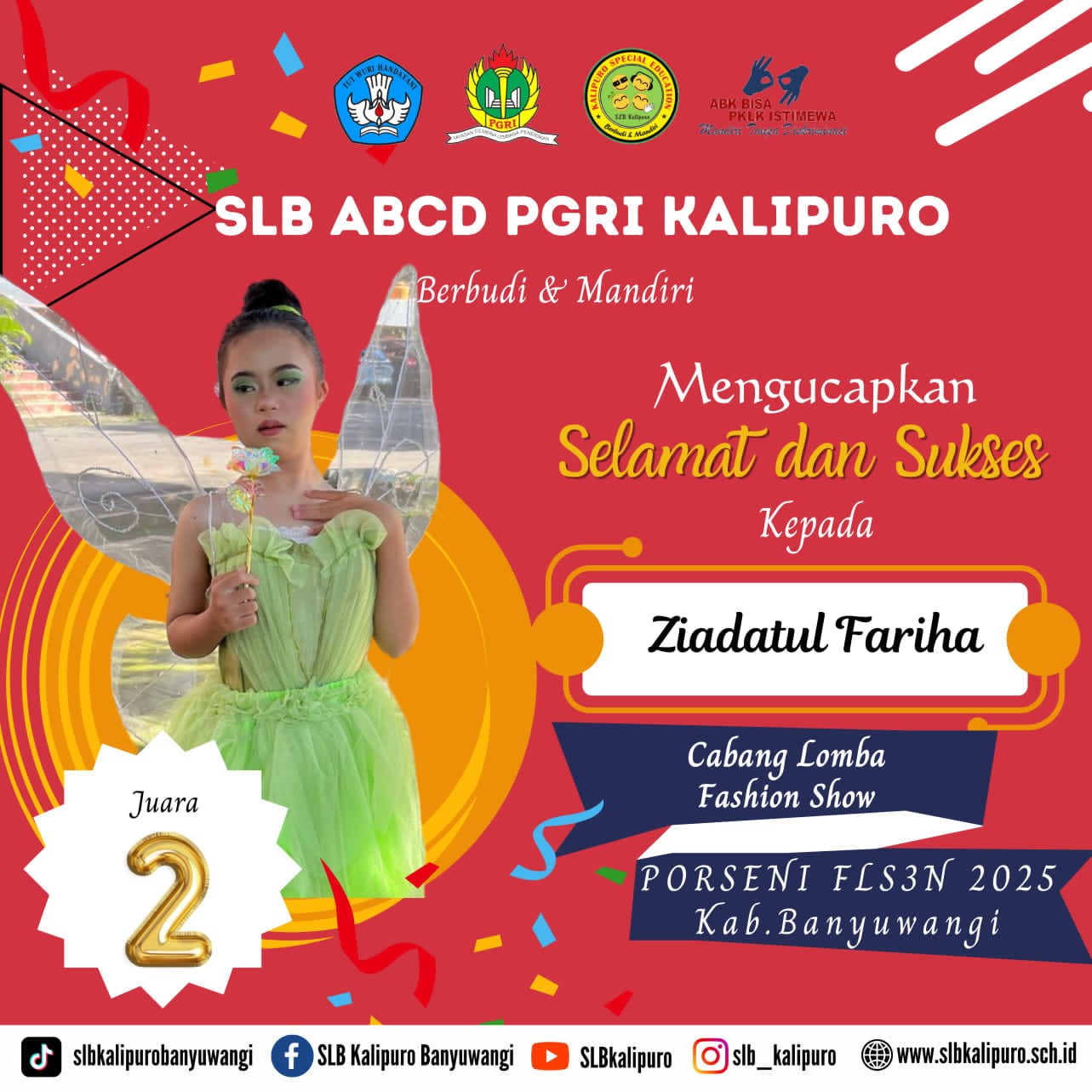 Juara 2 Lomba Fashion Show PORSENI FLS3N 2025