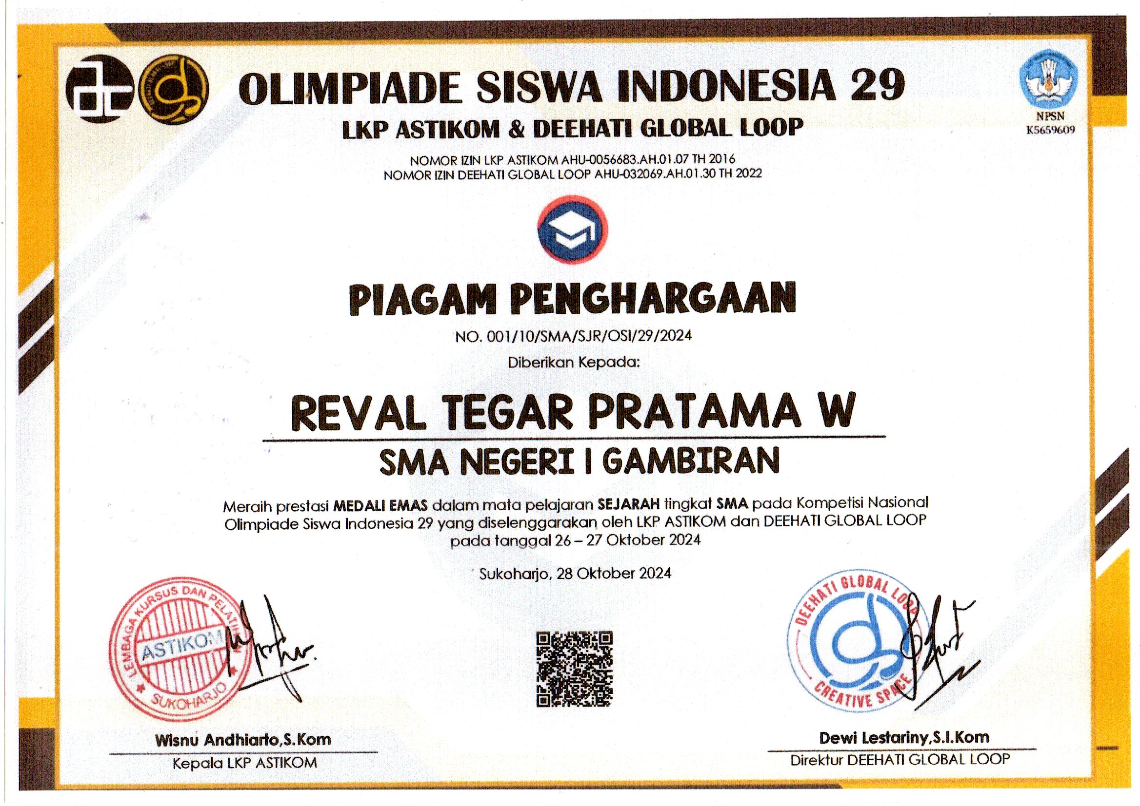 Kompetisi Olimpiade Siswa Indonesia 29