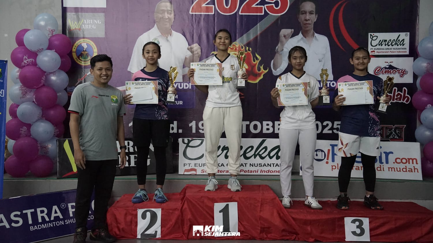 KEJURKOT BULUTANGKIS KOTA BATU 2025 (TUNGGAL PUTRI)