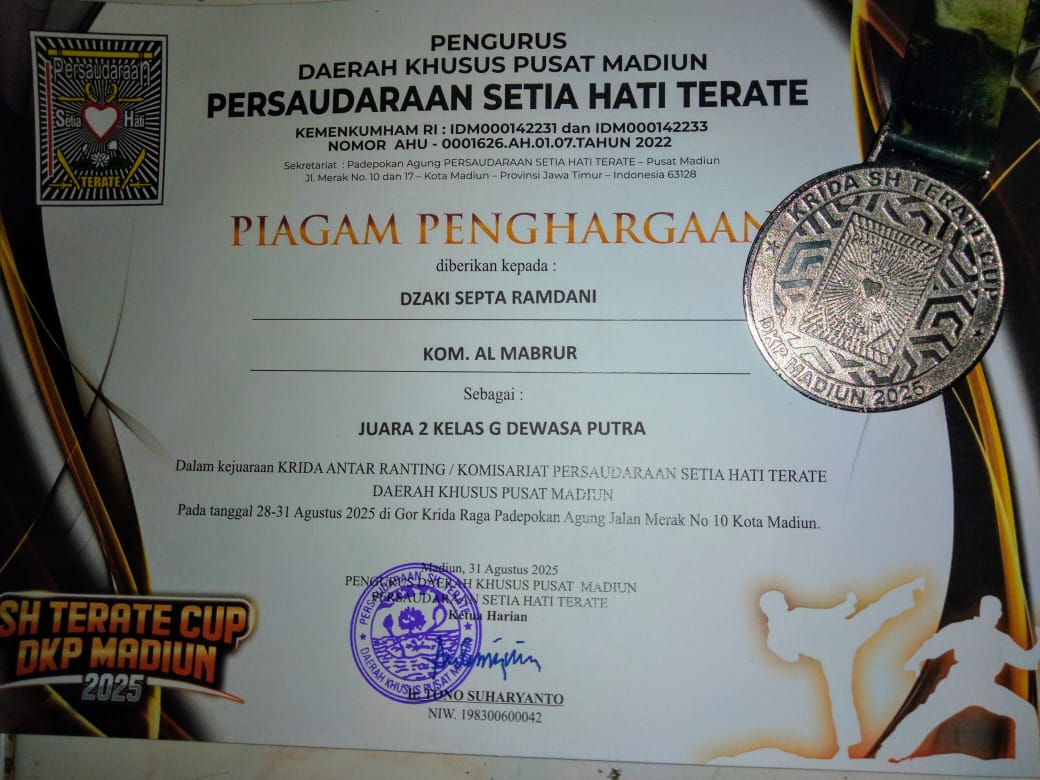 KRIDA ANTAR RANTING PERSAUDARAAN SETIA HATI TERATE DAERAH KHUSUS PUSAT MADIUN