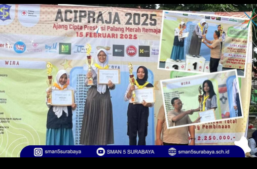 Ajang Cipta Prestasi Palang Merah Remaja yang diselenggarakan oleh SMA Negeri 19 Surabaya 