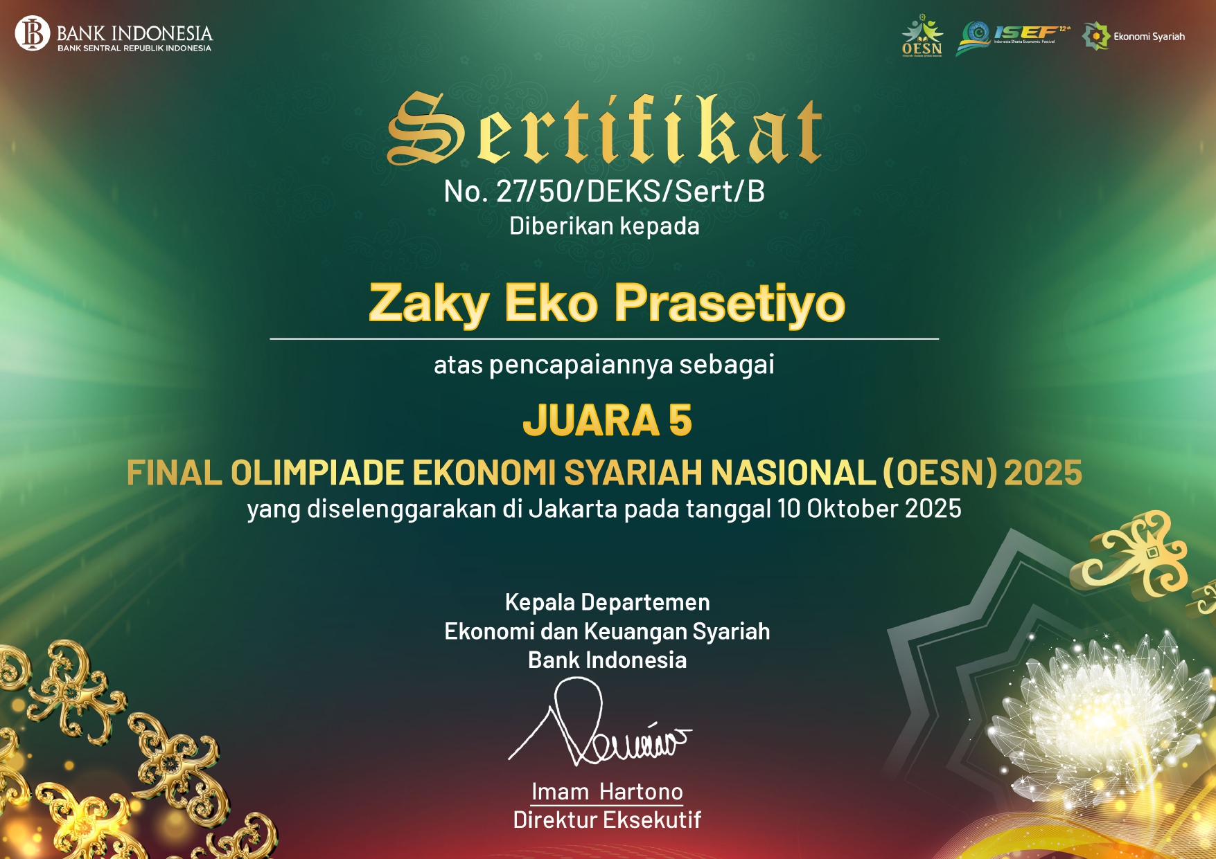 Olimpiade Ekonomi Syariah Nasional (OESN) Tahun 2025