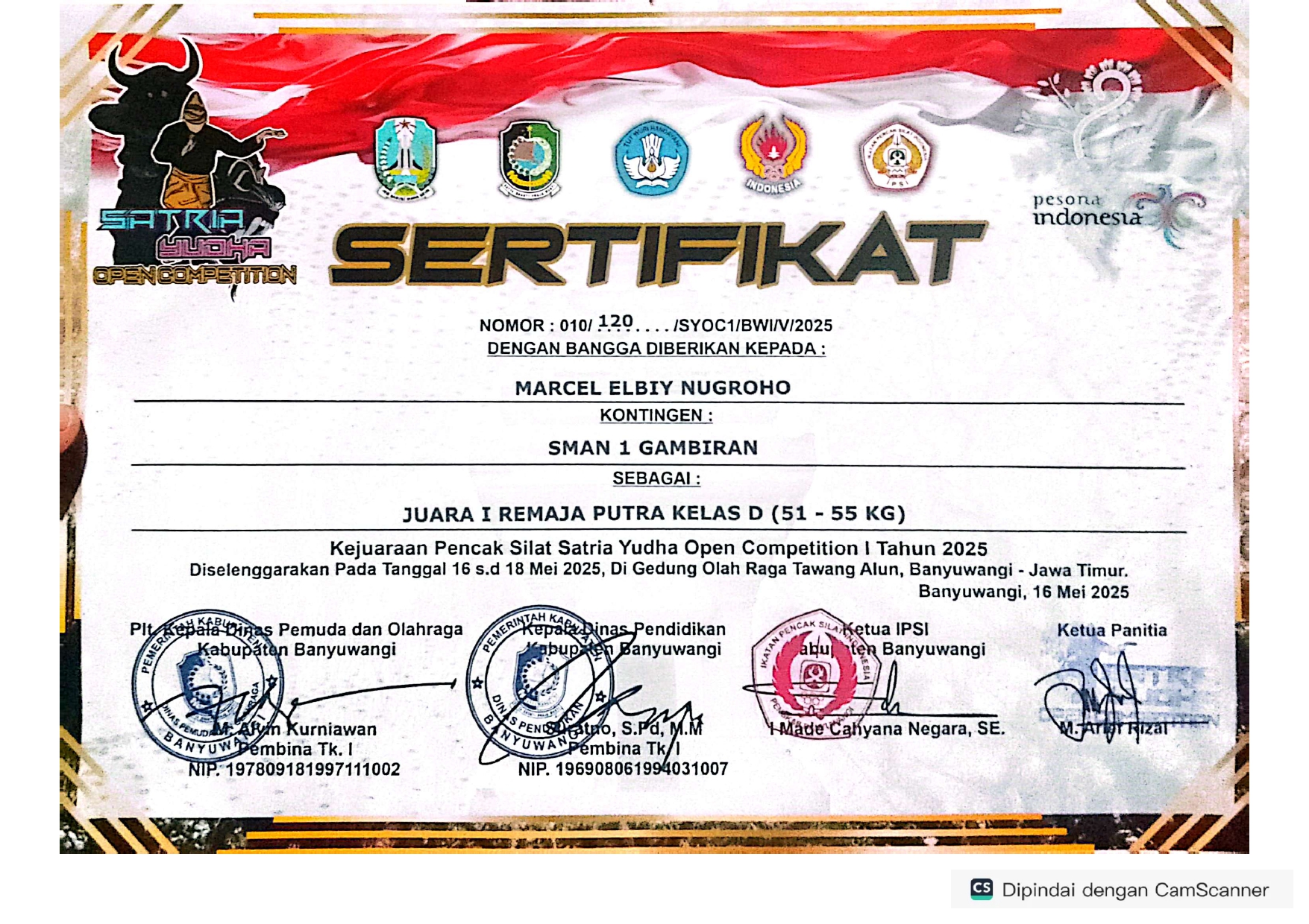 Kejuaraan Pencak Silat Satria Yudha