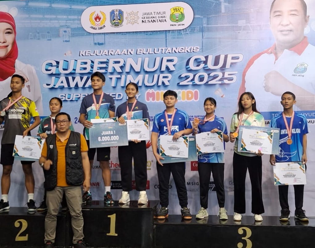 KEJUARAAN BULUTANGKIS GUBERNUR CUP JAWA TIMUR 2025 (GANDA CAMPURAN)
