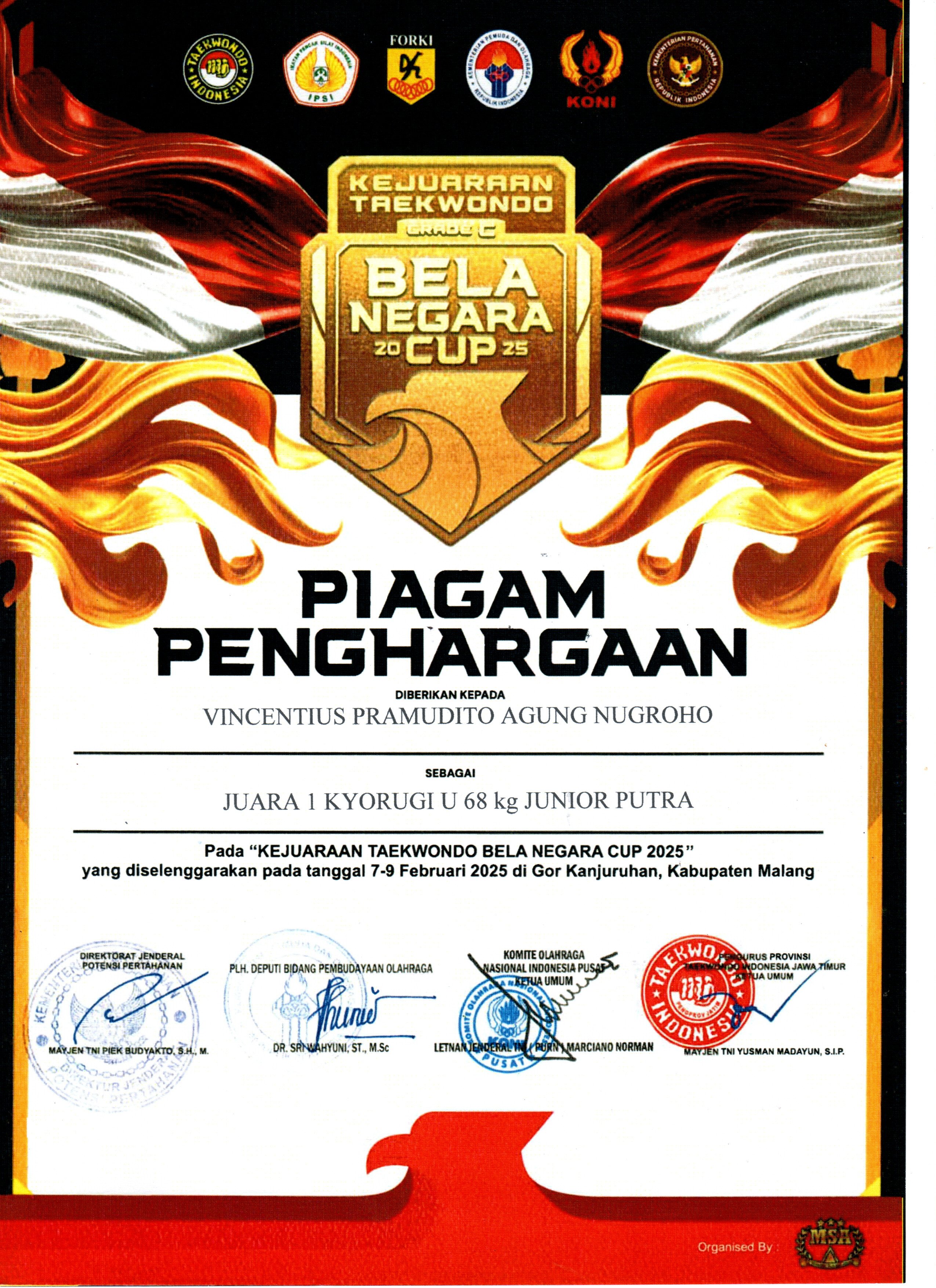 Kejuaraan Taekwondo Bela Negara Cup 2025