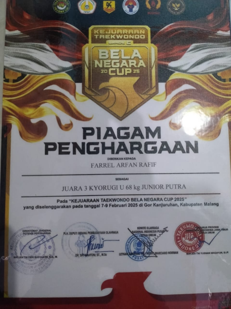 Kejuaraan Taekwondo Bela Negara Cup 2025