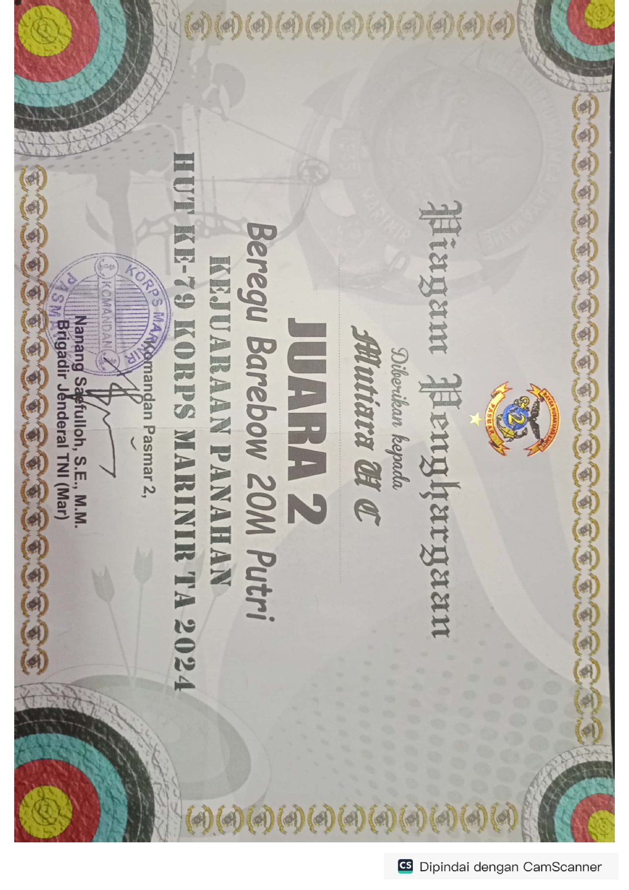 Kejuaraan Panahan Piala Dankormar 2024