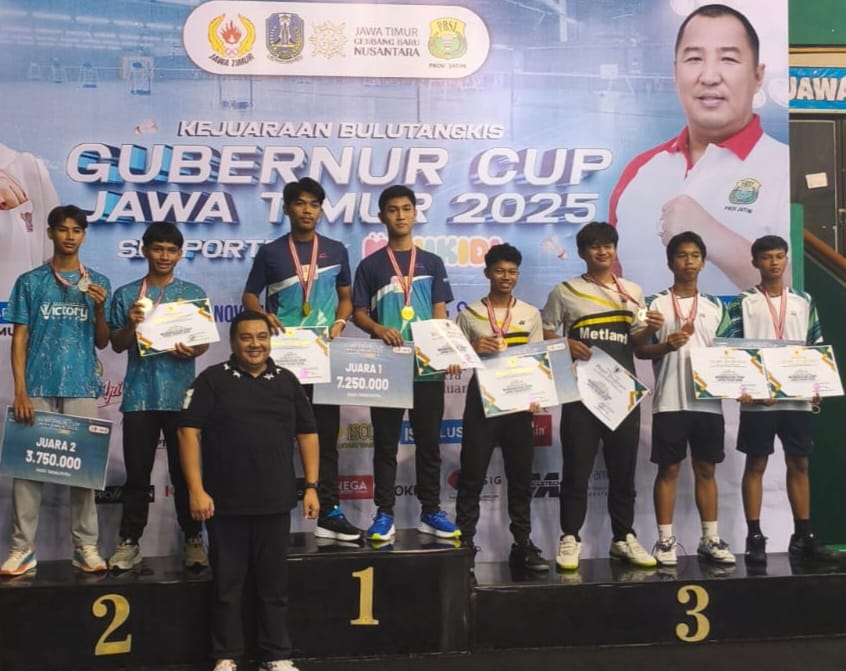 KEJUARAAN BULUTANGKIS GUBERNUR CUP JAWA TIMUR 2025 (GANDA PUTRA)