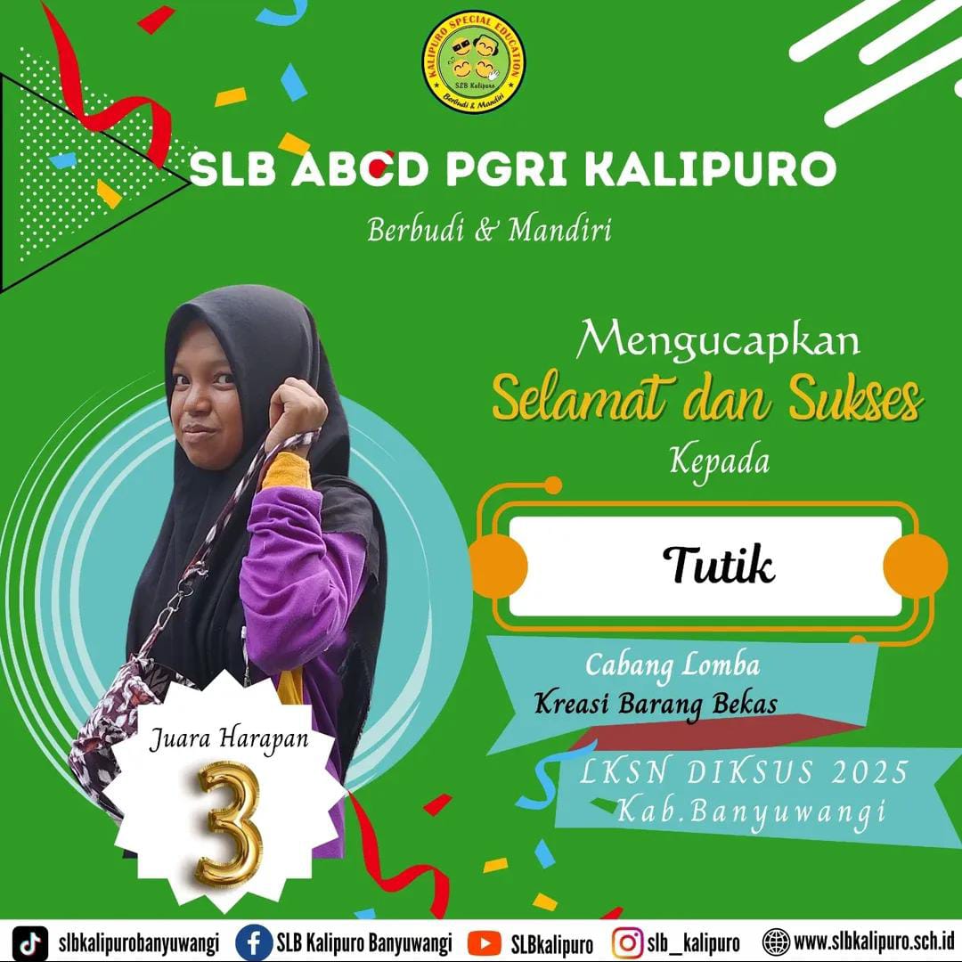 LKSN DIKSUS 2025 CABANG LOMBA KREASI BARANG BEKAS