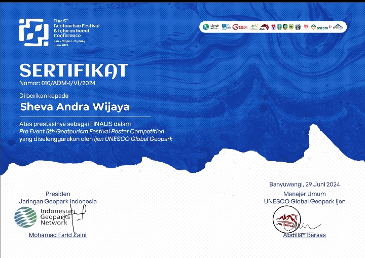 Juaa 2 Youth Poster Competition 5th Geotourism Festival Geopark Ijen Kategori Pelajar