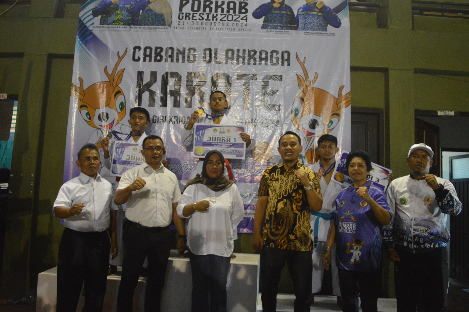 Juara III (Medali Perunggu) Kumite Perorangan -67 Kg Putra Dalam Kejuaraan PORKAB Gresik 2024, Cabang Olahraga Karate