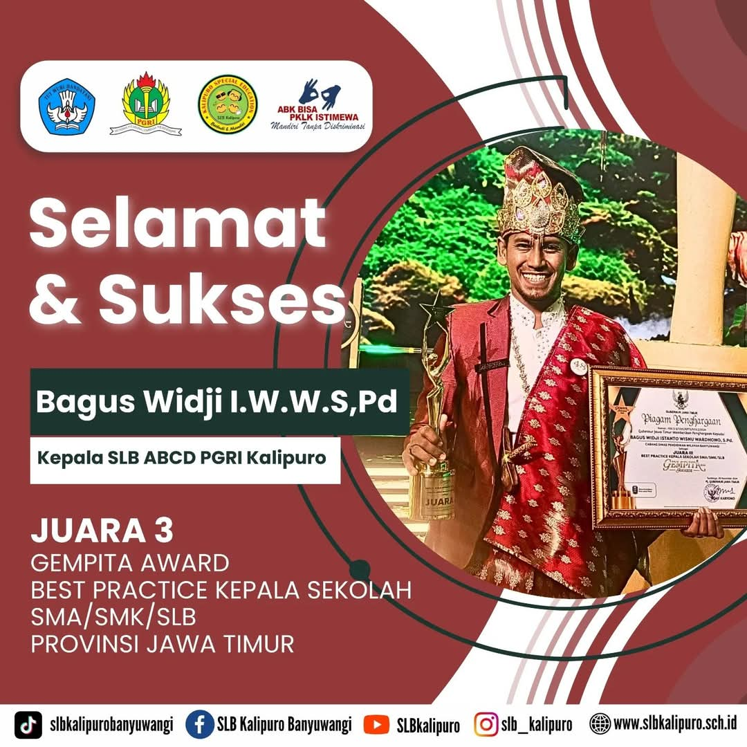 Juara 3 Gempita Award Best Practice Kepala Sekolah SMA/SMK/SLB Provinsi Jawa Timur