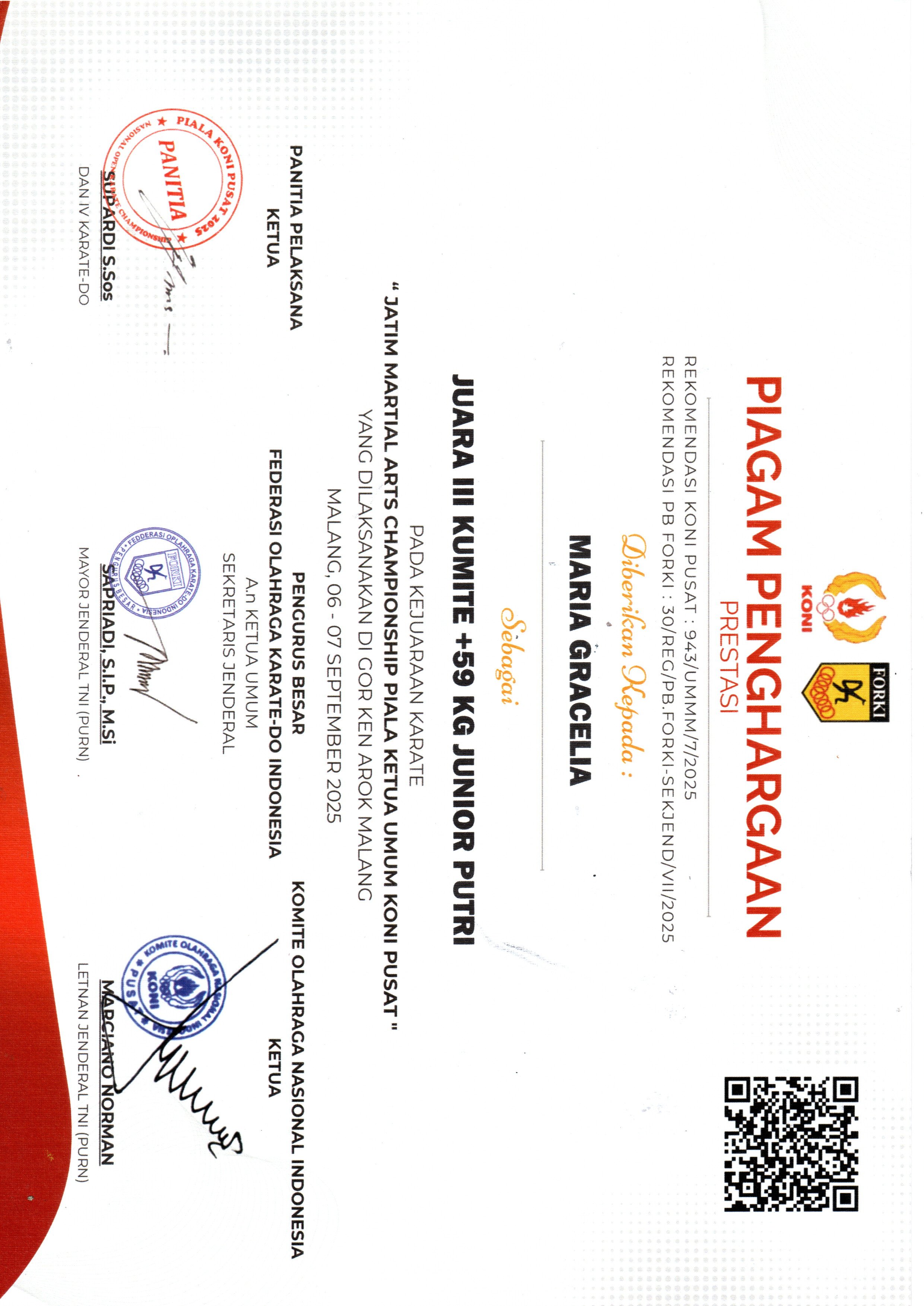 Jatim Martial Arts Championship Piala Ketua Umum Koni Pusat