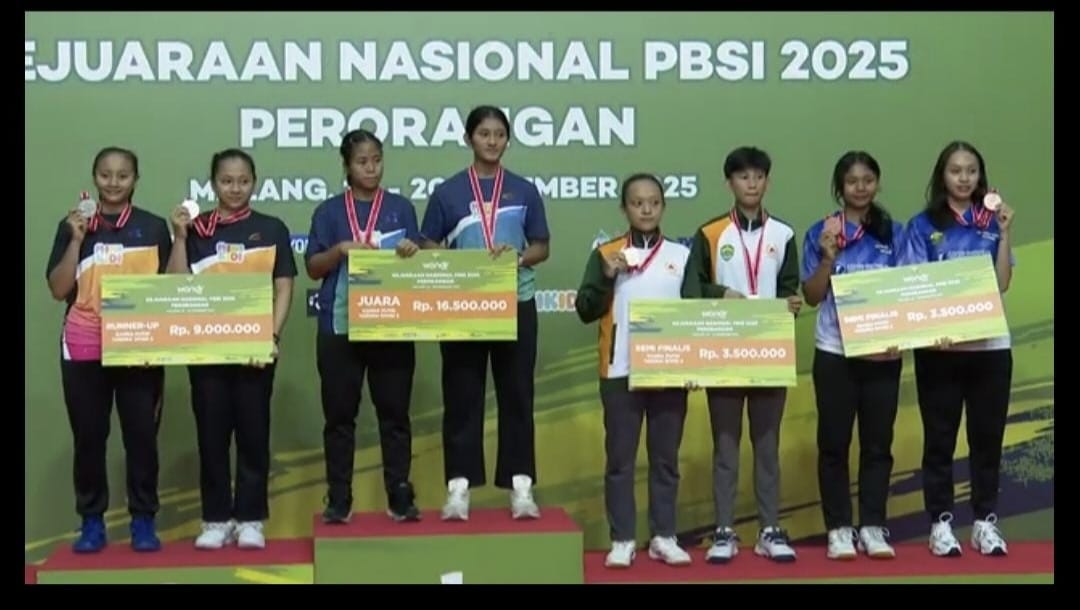 KEJUARAAN NASIONAL PBSI 2025 (GANDA PUTRI)