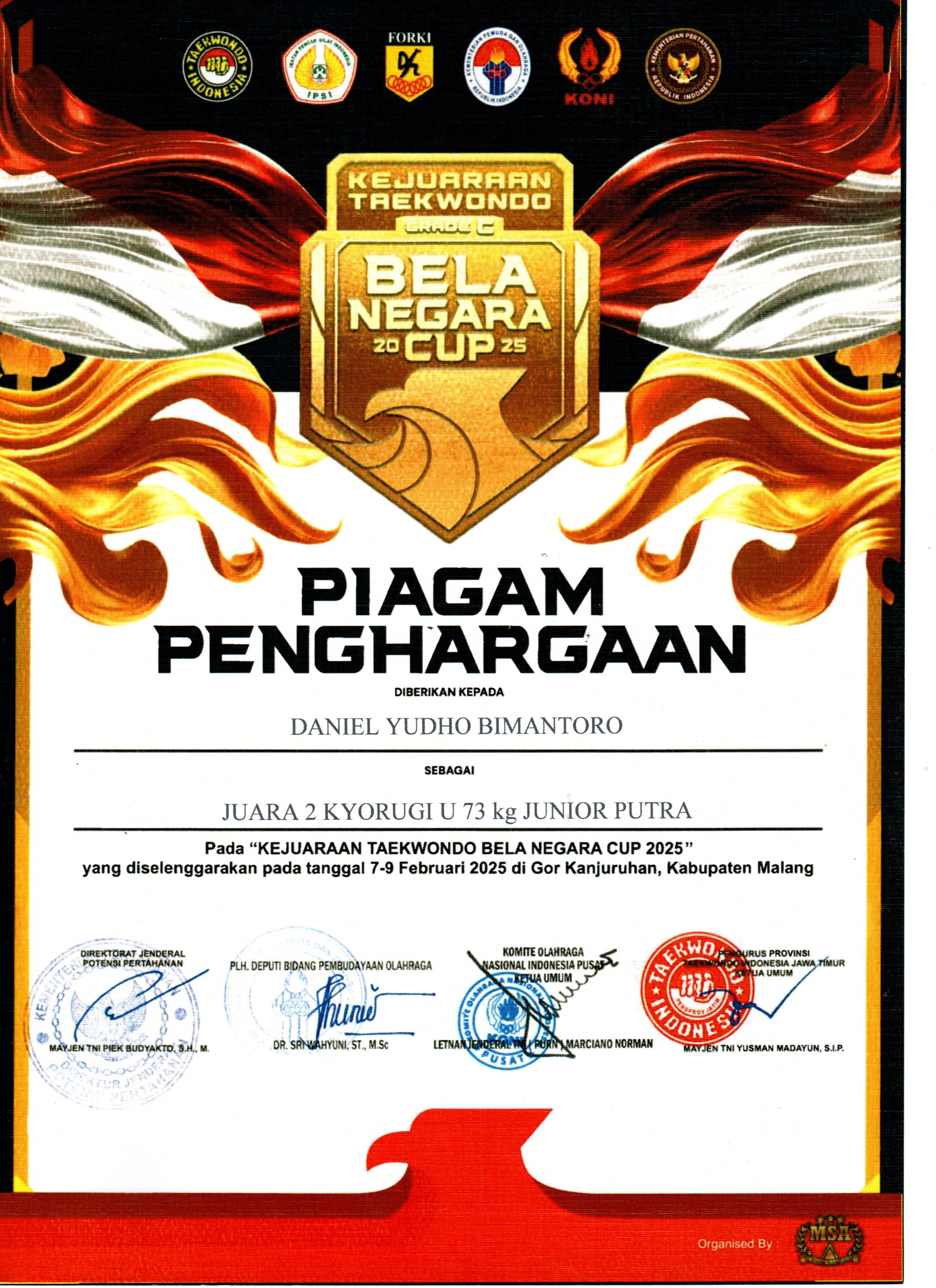 Kejuaraan Taekwondo Bela Negara Cup 2025